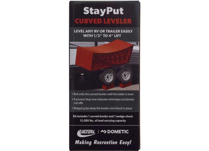 Valterra A10-0902 StayPut Curved RV Trailer Leveler for RVs