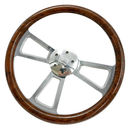 Steering Wheel Wrap Polished 5 Hole for Peterbilt Kenworth (2010–2024)