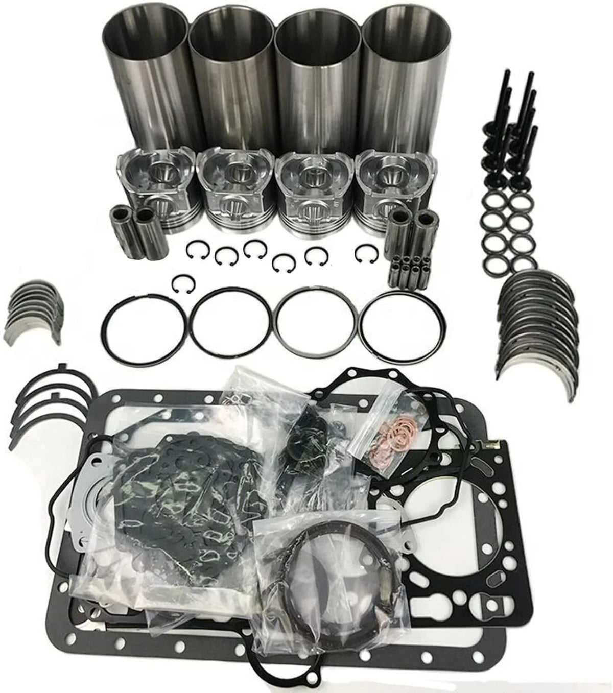 Rebuild Kit for Mitsubishi S4SDT Engine (Caterpillar 236B 246B 248B 252B 256C)