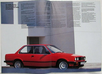 Sales Folder Poster for BMW 316 318i 320i 323i (1983)