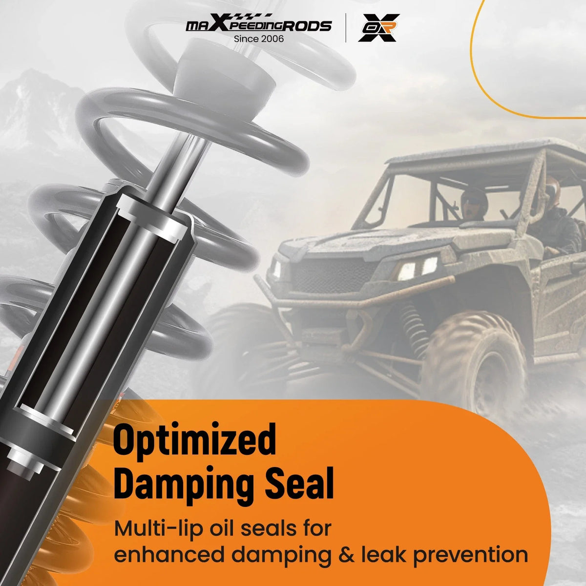 Rear Shocks Strut Absorber Kit for Arctic Cat 650 700 (2008–2012) 0404-274