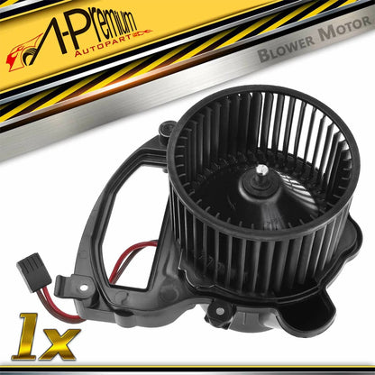 Rear HVAC Blower Motor w/ Wheel Assembly for Volkswagen Atlas (2018–2024) 3QF819021B, 87801