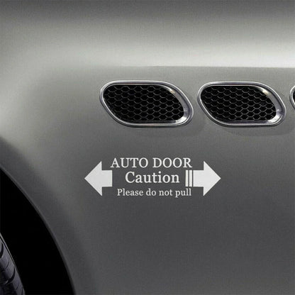 1PC Door Caution Decal Sticker for Universal Vehicles