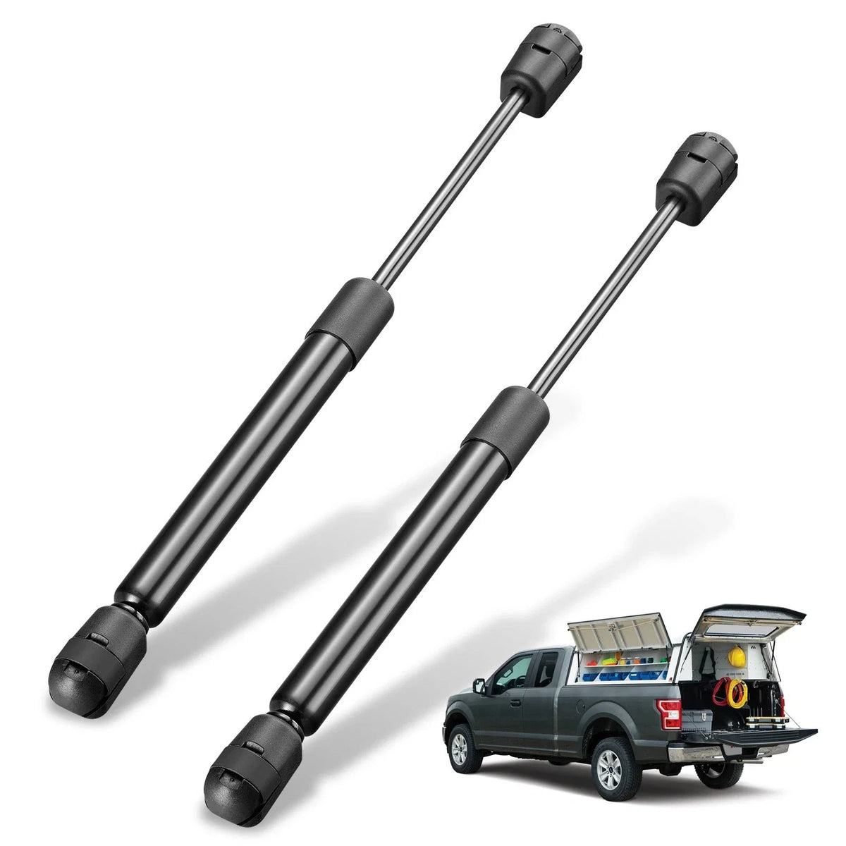 2x 10 In 35 Lb Gas Lift Support for Truck Pickup Tool Box Lids (2000–2000)