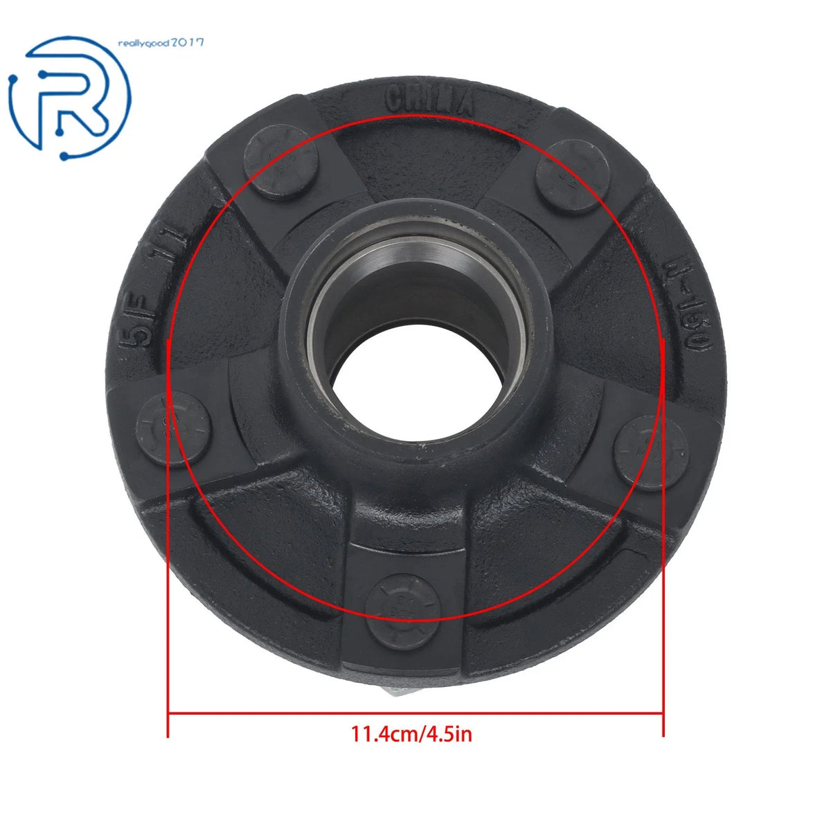 Set of 4 Trailer Hub Bearing Kit for 2000 lbs Spindle (1", 1-1/16") 5 Lug