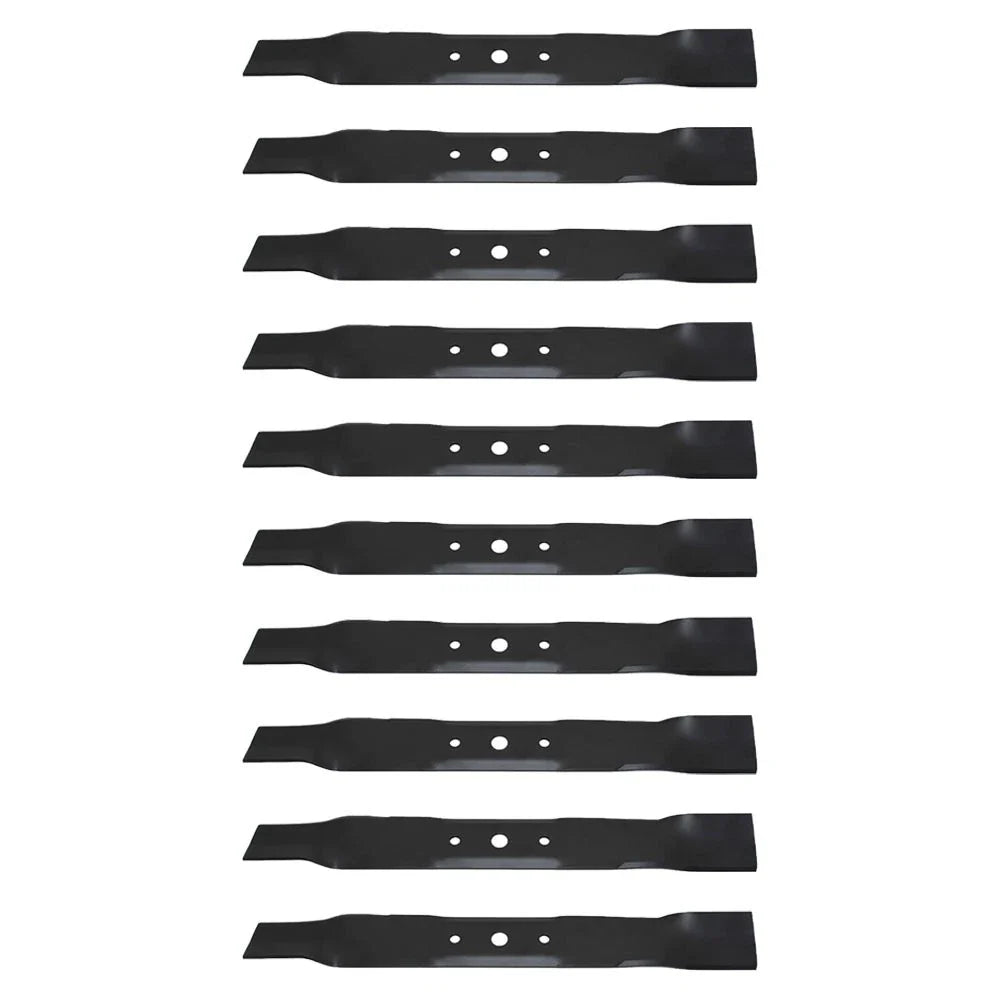 Set of 10 Lawn Mower Blades for John Deere GX20249 GX20433 GY20567