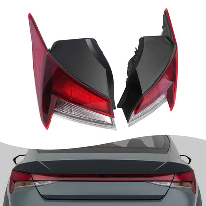 Set of 2 Outer Tail Lights for Hyundai Elantra (2021–2024) 92401-AA000, 92402-AA000