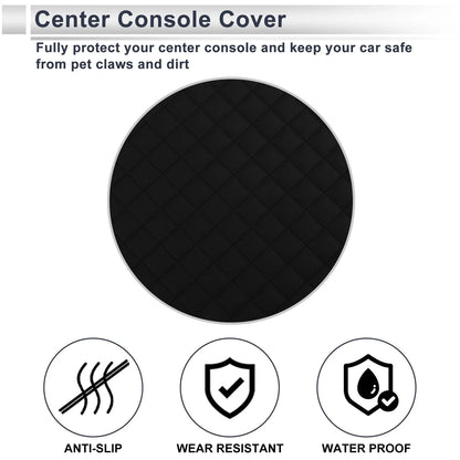 Center Console Cover for Ford F150 (2015–2020) Black 1 Pc