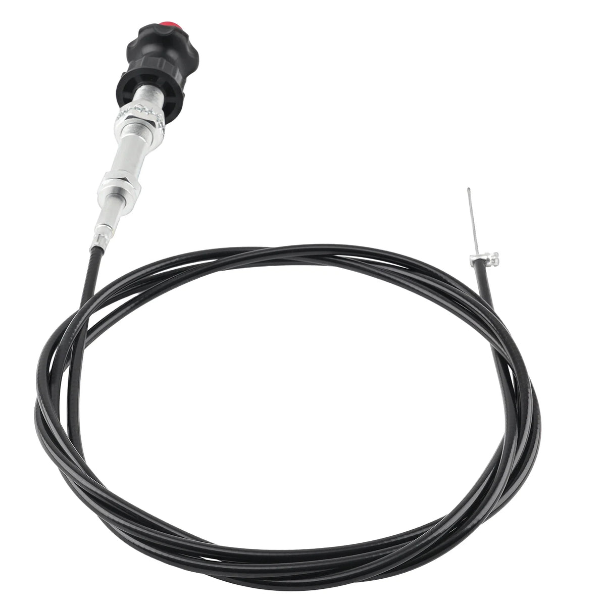Adjustable Lock Control Cable with Black Knob for