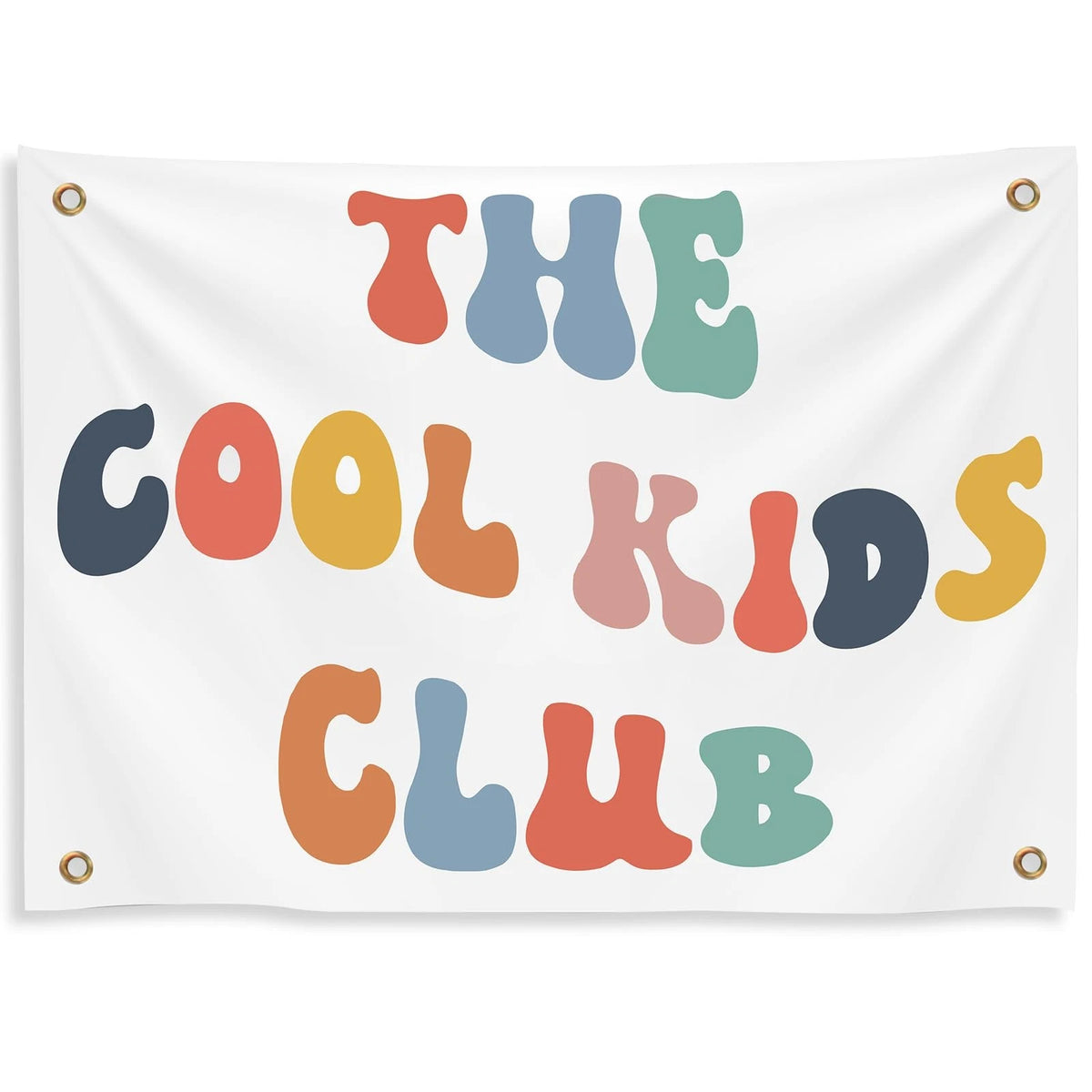 Cool Kids Club Wall Banner for Playroom Decor (36 x 26 inches)