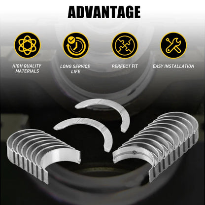 Main Rod Bearings for Hyundai Elantra Tucson Kia Soul 1.6L L4 (2013–2020)
