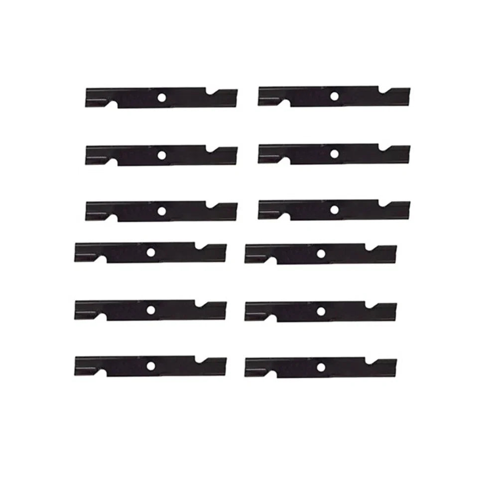 Set of 12 Notched Blades for Toro Titan Z5200 (Fits 140-1242, 109-6873)