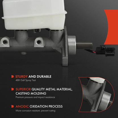 Brake Master Cylinder with Reservoir & Sensor for Hyundai Sonata (1994–1998) 5851034130, 5851034100, 5851034110, M390220