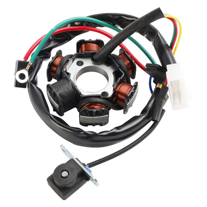 6 Coil Stator 6-Wire for Honda Bali Vision Tact Dio 50cc (NB NE NH ZX SRX) 31120-GAV-702