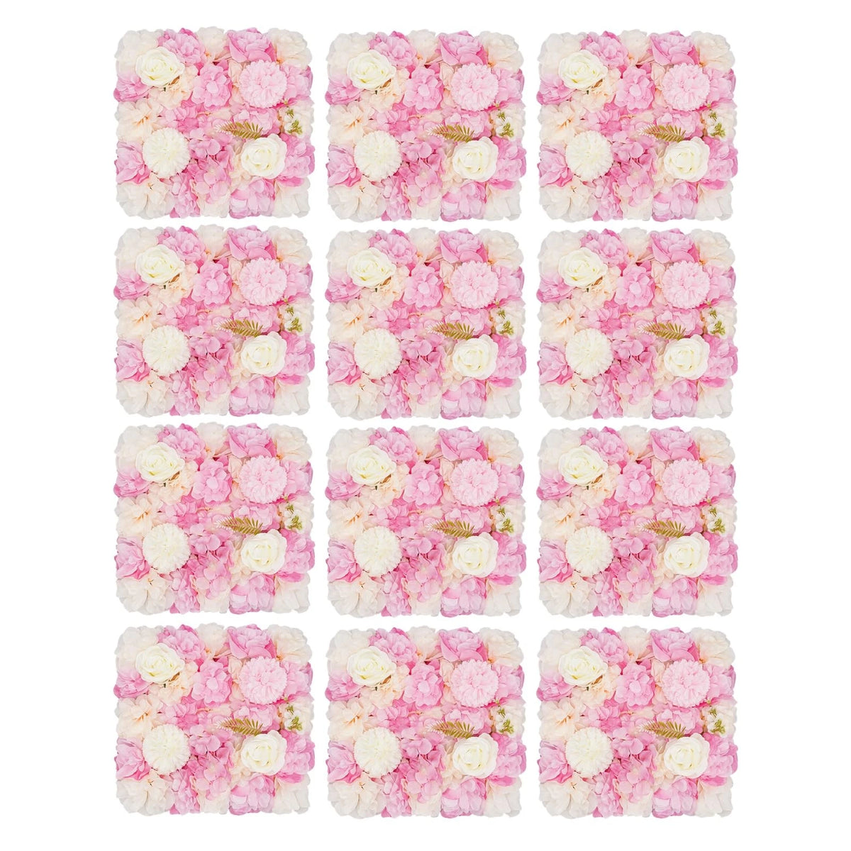 12X 3D Flower Wall Panels for Wedding Decor (No Part Numbers Supplied)