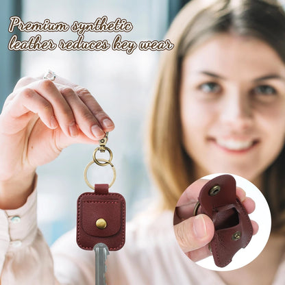Set of 3 Key Covers for Car Keys PU Leather Sleeve (5358XSWS2088)