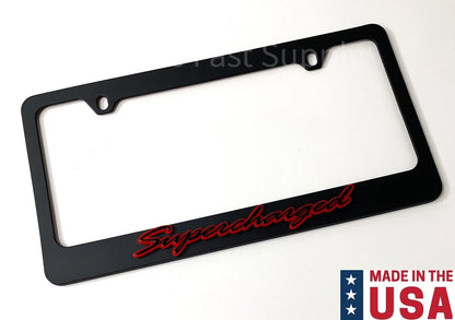 Matte Black License Plate Frame Premium for Toyota Tacoma (2005–2023)
