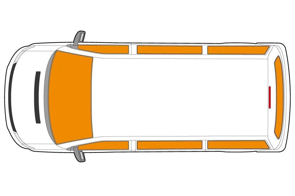 8 Piece Thermal Blind Kit for VW T4 Transporter (1990–2003)