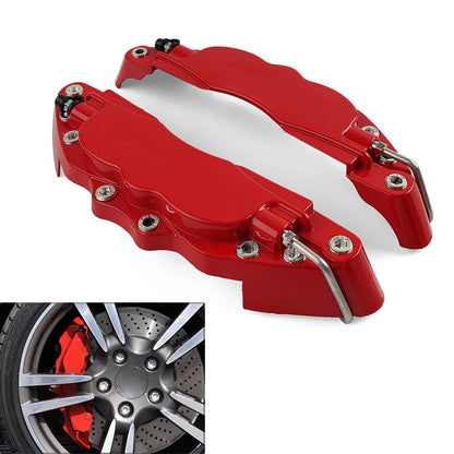 2X Universal Medium Metal Car Disc Brake Caliper Covers