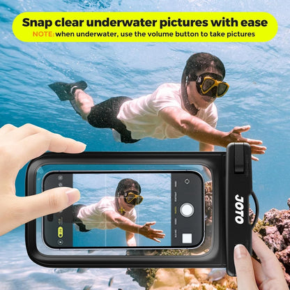 2X Waterproof Phone Case for iPhone 16 15 14 13 Plus (Universal) Black