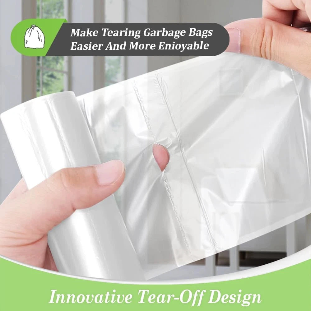 4 Gallon Strong Trash Bags 330 Count (Pack of 1) Clear