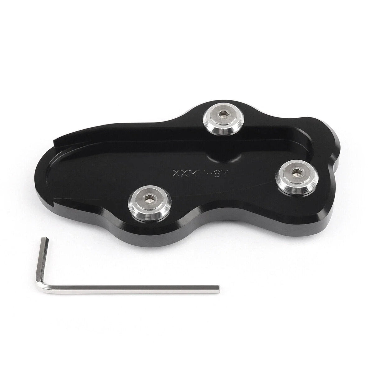 Side Kickstand Support Plate Foot Pad for Kawasaki VN900 (2006–2023) Black