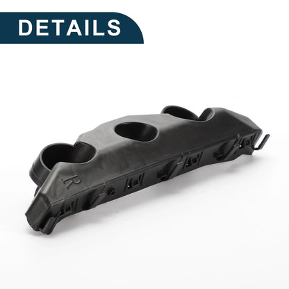 1pc Right Front Bumper Retainer Bracket for Nissan Versa (2020–2022) Black ABS
