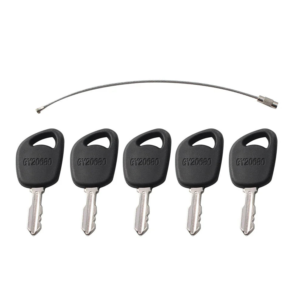 Set of 5 Ignition Keys for John Deere Lawn Mower (AM131946, AM135345)