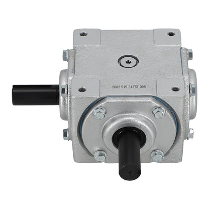 Right Angle Bevel Gearbox 40 HP 1,800 RPM with 2 Keyed Shafts CW/CW