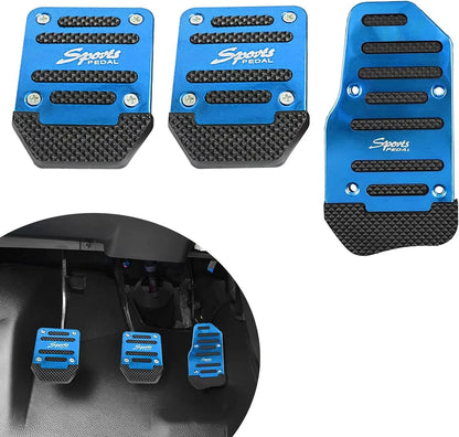 3X Non-Slip Foot Pedal Set for Manual Vehicles (PRYMPN16)