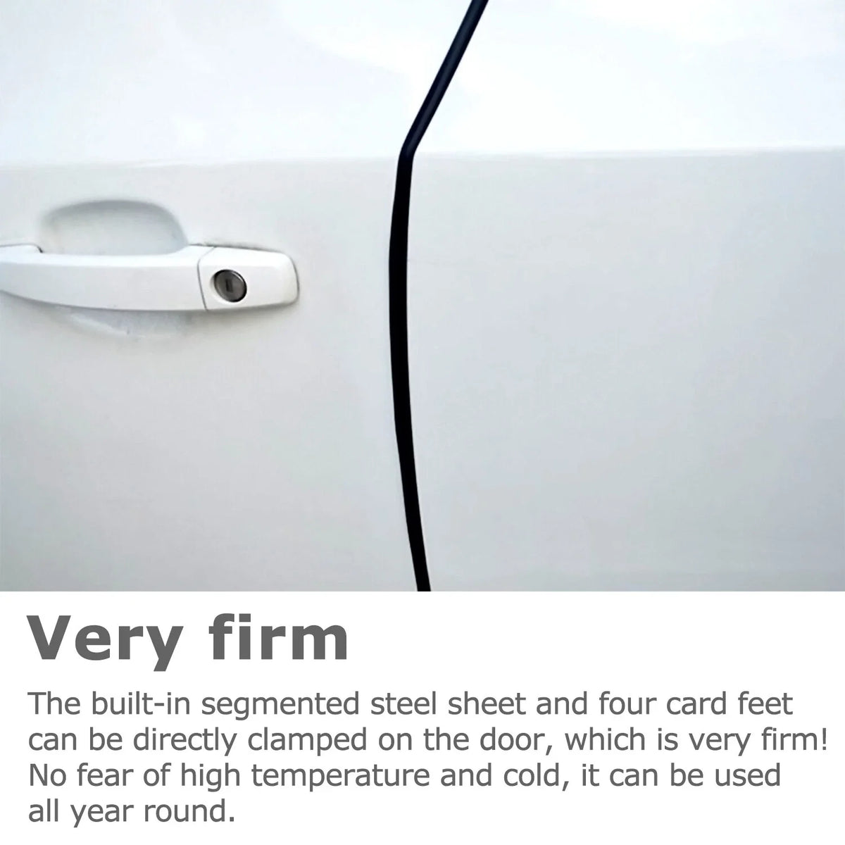 Car Door Edge Guards Rubber U-Shape Trim Seal Protector for 5M (16ft)