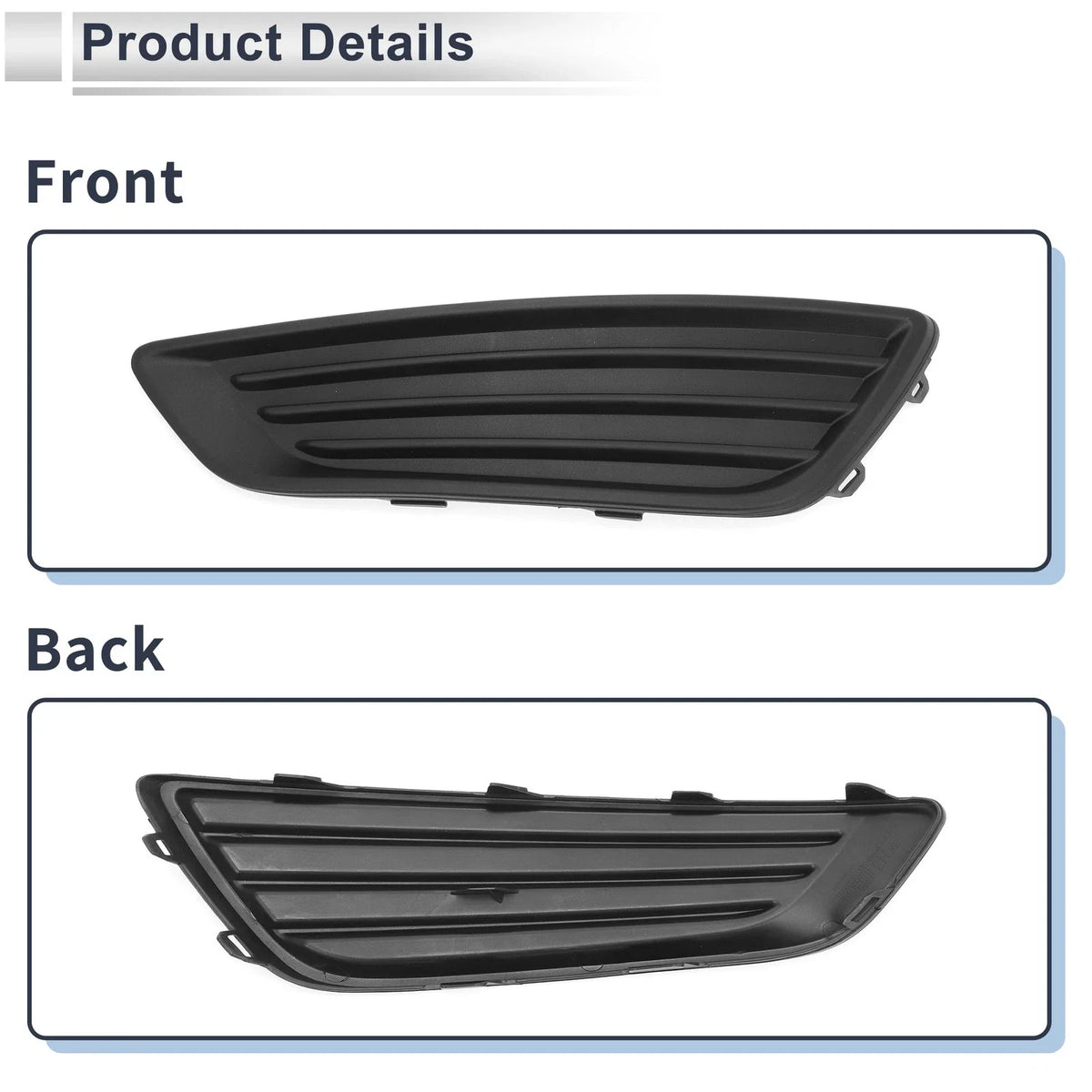 1 Pc Fog Light Grill for Ford Focus (2015–2018) No.F1EB19953AA