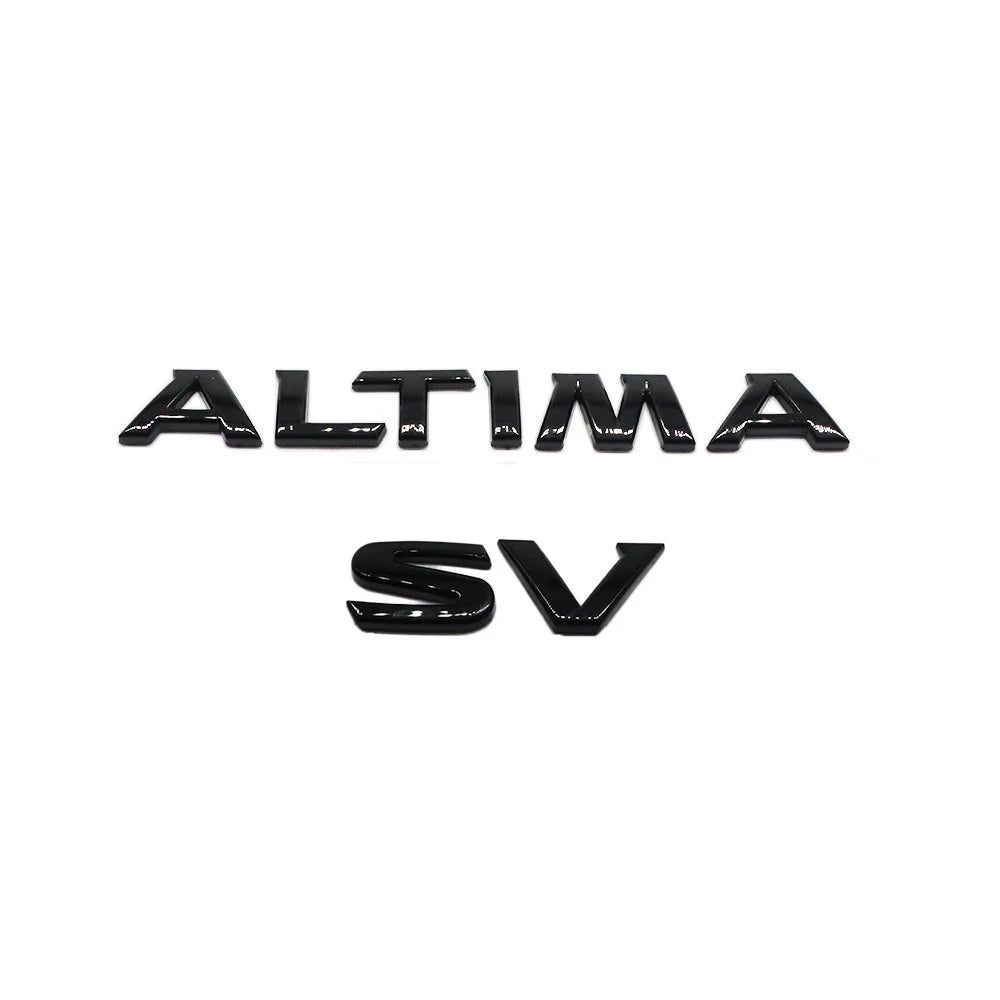 Gloss Black Tailgate Emblem for Nissan Altima (2013–2018)