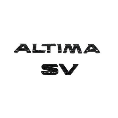 Gloss Black Tailgate Emblem for Nissan Altima (2013–2018)
