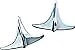 Leading Edge Rear Fender Accents Chrome for Kuryakyn Motorcycle (7217)
