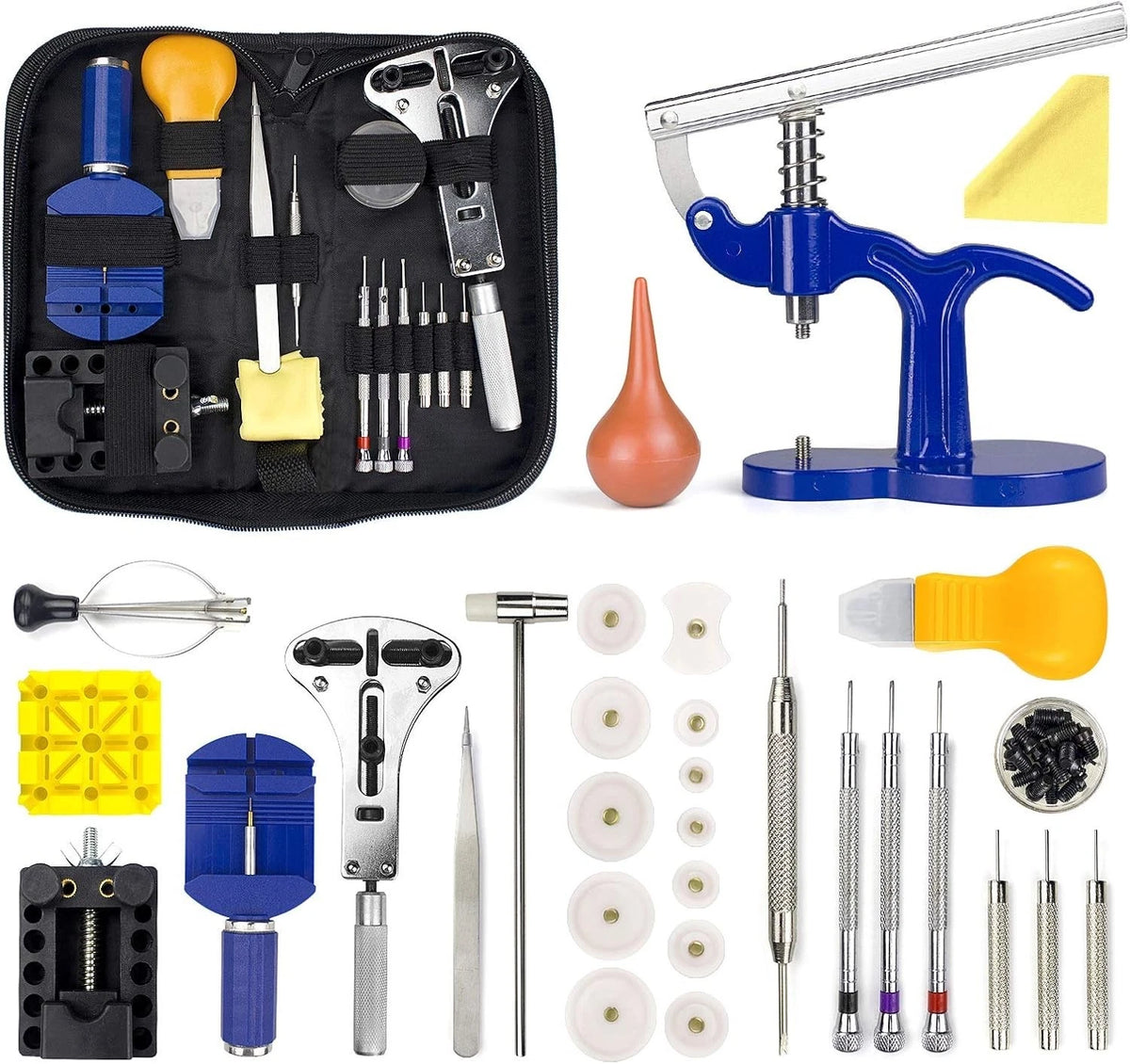 Professional Watch Repair Kit with Spring Bar & Press Tool
