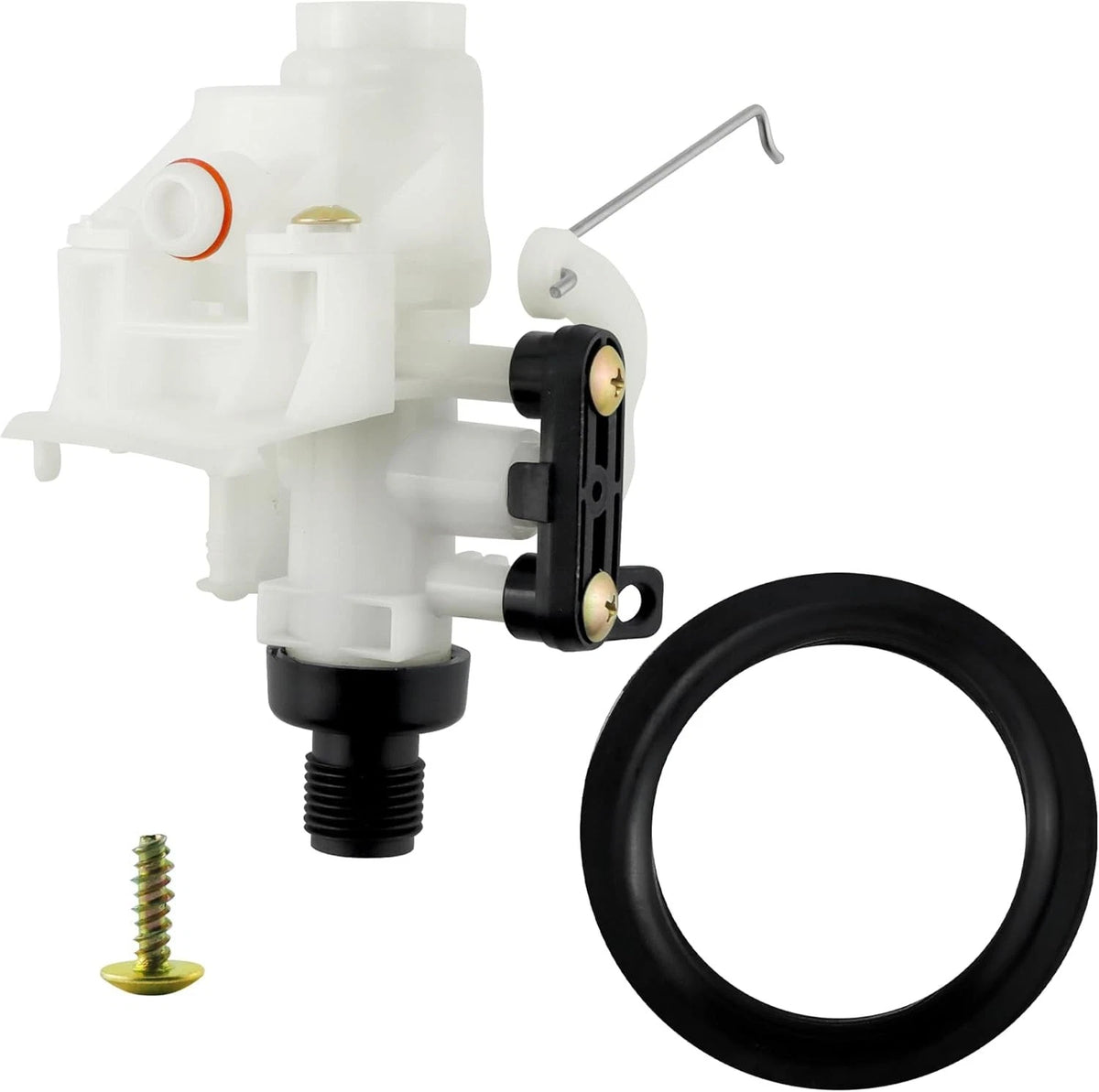RV Toilet Water Valve Kit - Freeze 1.5 Inches, White
