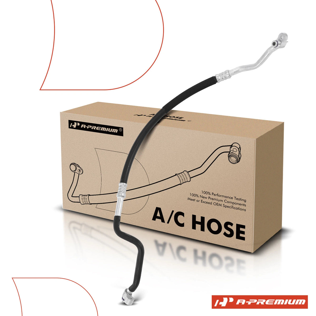 A/C Discharge Line Hose Assembly for Audi A6 (2010–2018) 4G0260701CF
