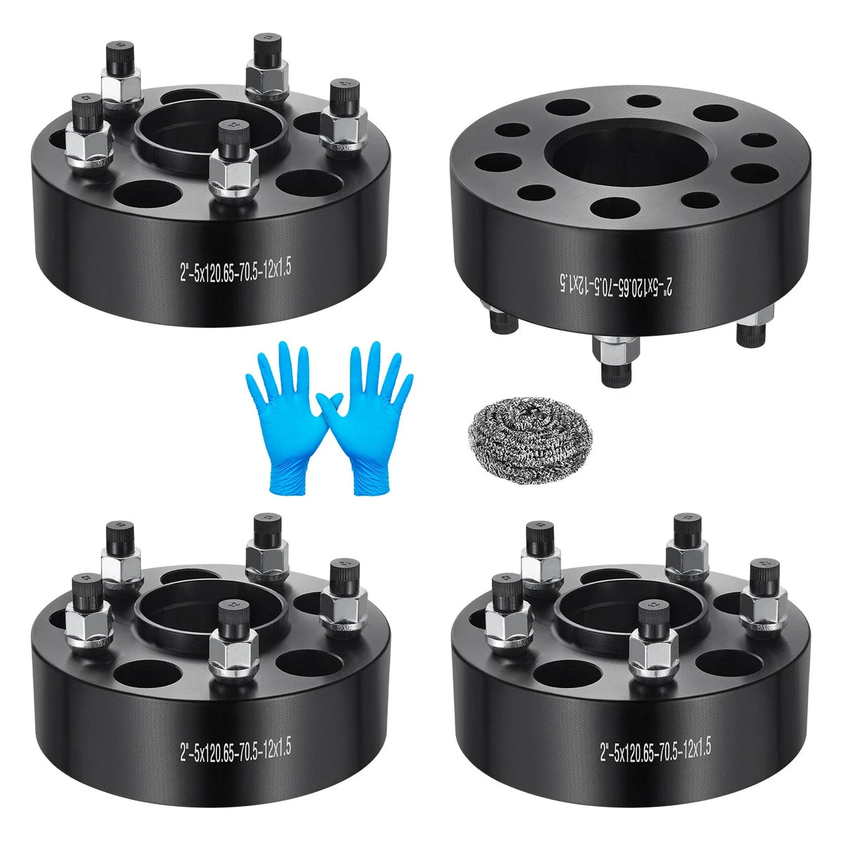 Set of 4 Hubcentric Wheel Spacers 2" 5x4.75 for Chevy Corvette S10 Blazer Camaro