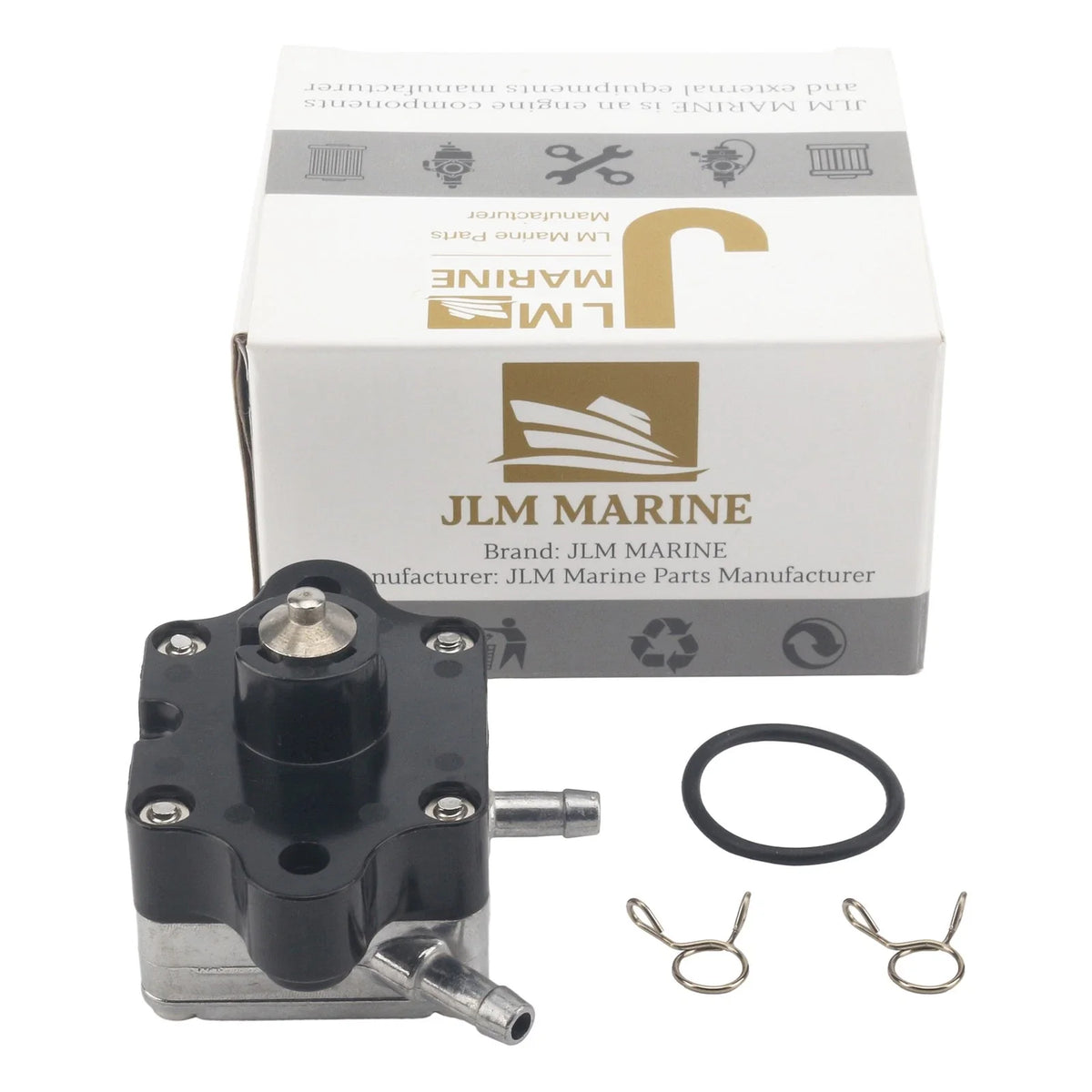 Fuel Pump & O-ring Kit for Mercury Mariner 15 HP (1990–2000) 835389T02