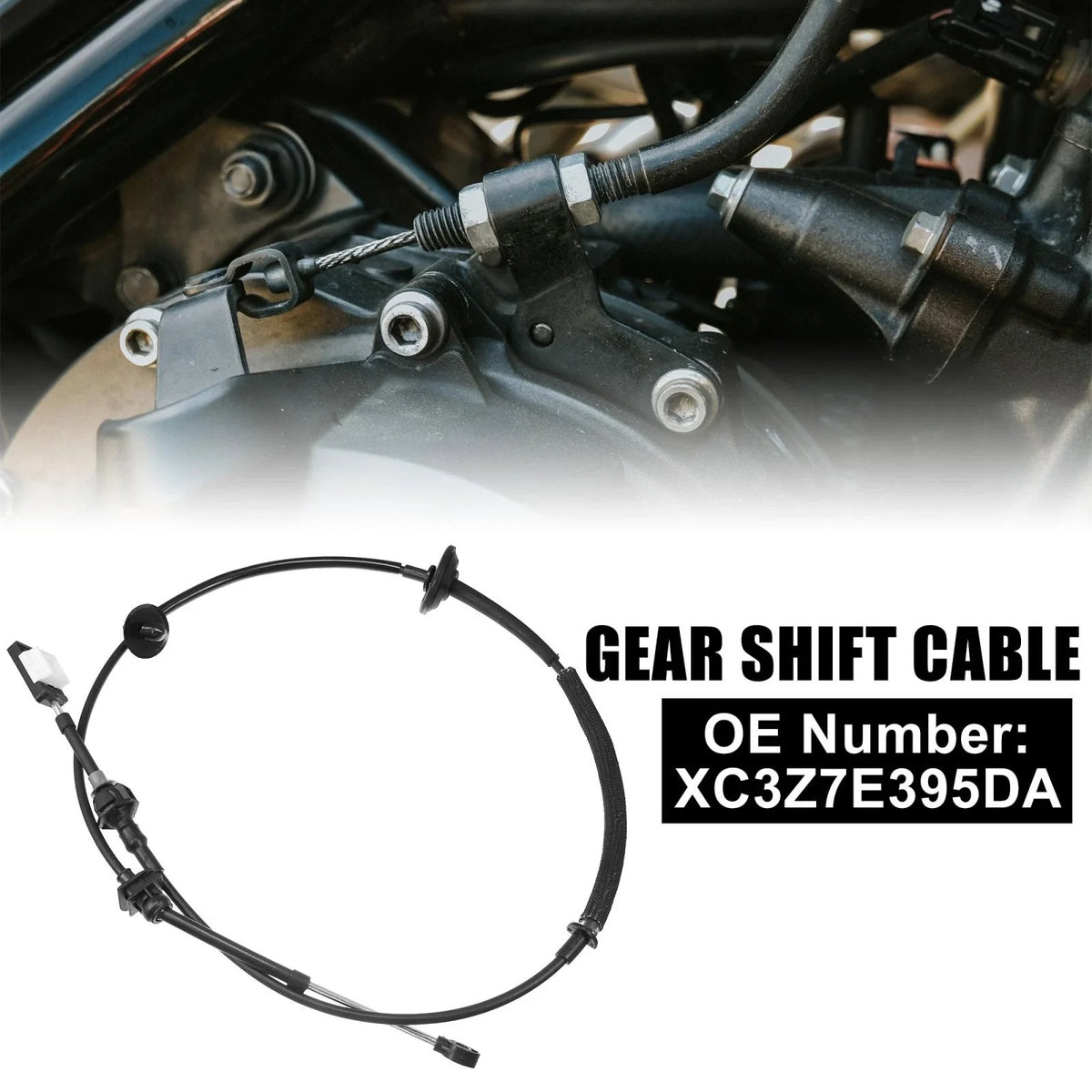 Transmission Cable XC3Z7E395DA for Ford F250 F350 F450 (1999–2004)