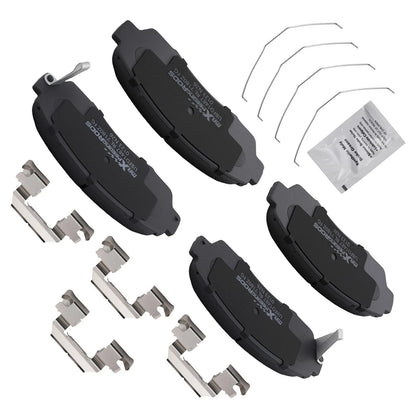 Front Ceramic Brake Pads Kit for Honda Passport/Acura RDX (2019–2025) w/Hardware