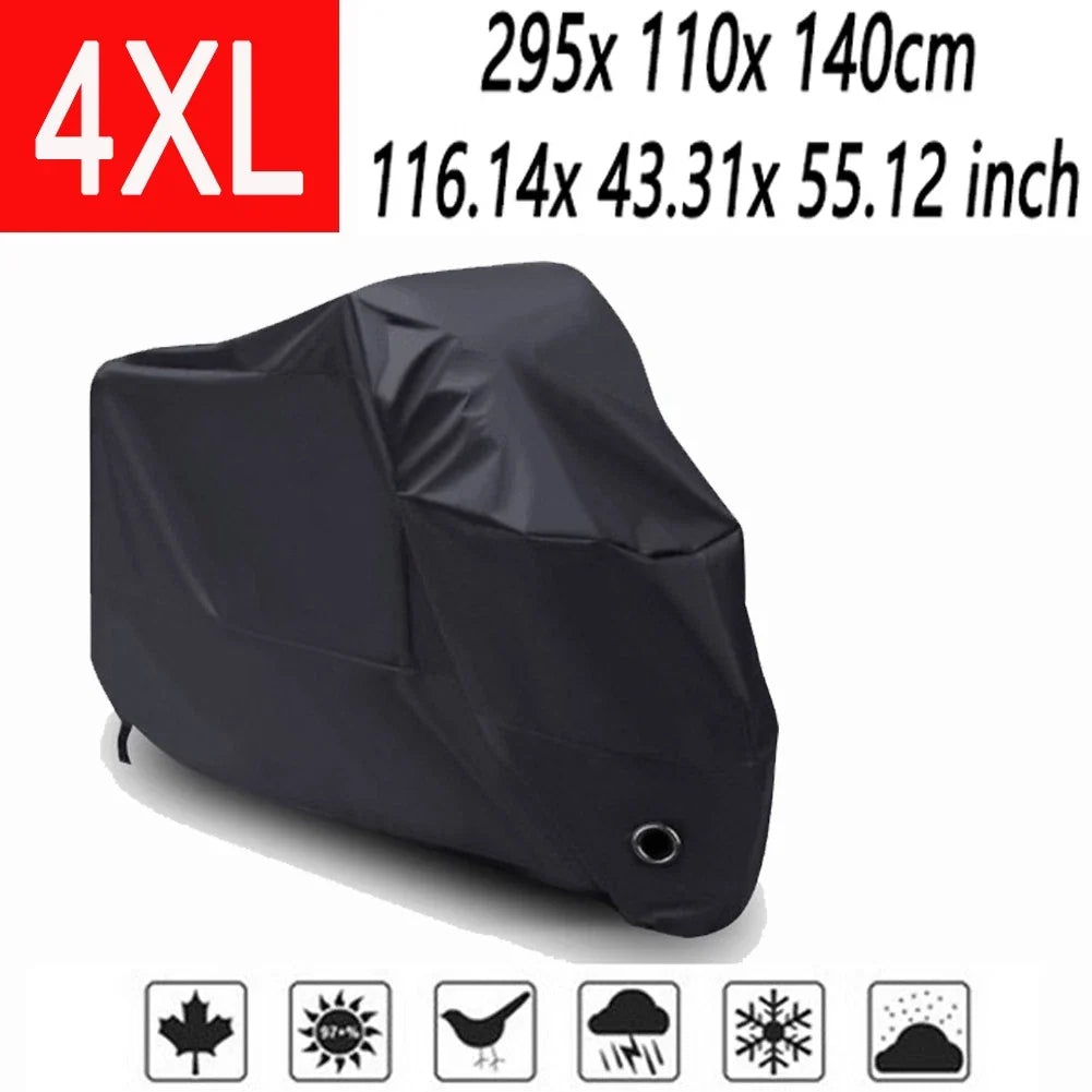 4XL Waterproof Motorcycle Cover for Harley-Davidson Electra Glide