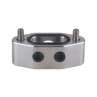 Aluminum Alloy Oil Feed Line Adapter Plate M16 x 1.5 for LS