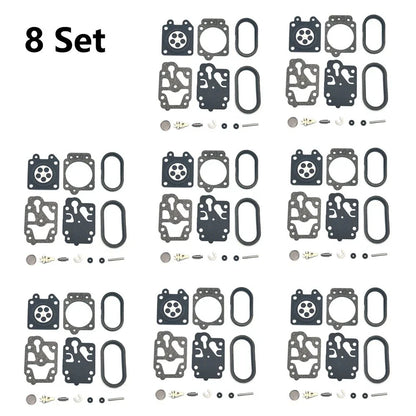 8x Carburetor Gasket Kit for Husqvarna 130BT (K20-WYA)