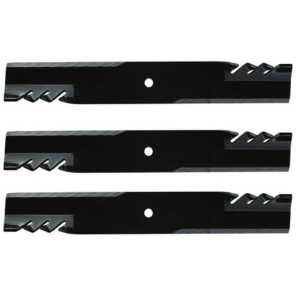3PK Mulching Blades for Wright 48" Mower (No Part Numbers Supplied)