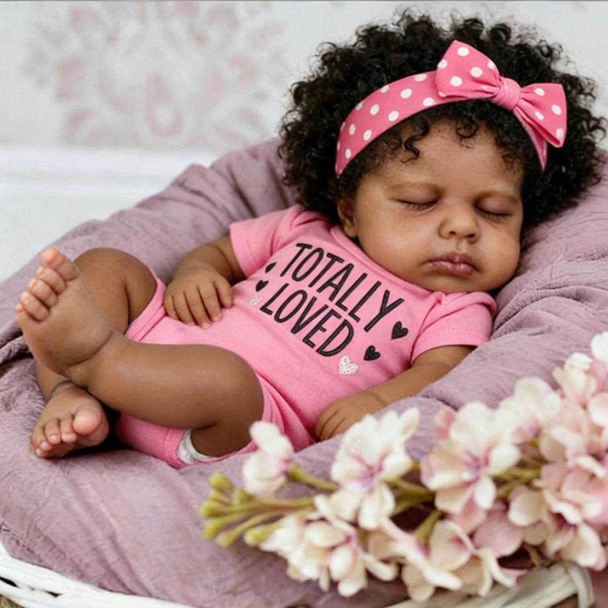 Black Reborn Baby Dolls Full Body 20 Inch Realistic (20 inches)