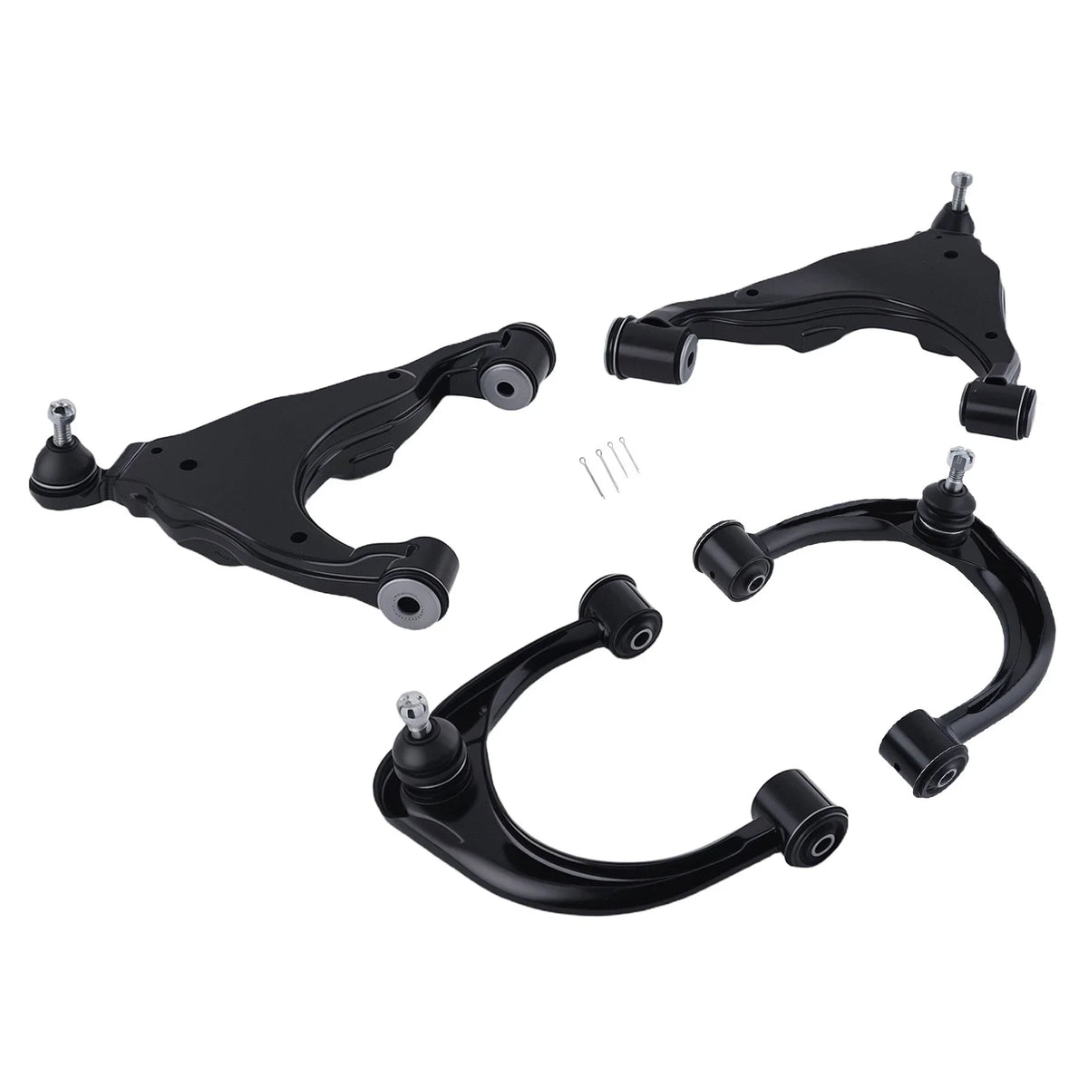 Set of 4 Front Lower Upper Control Arms for 4Runner, Lexus GX470, FJ Cruiser (2003–2009)