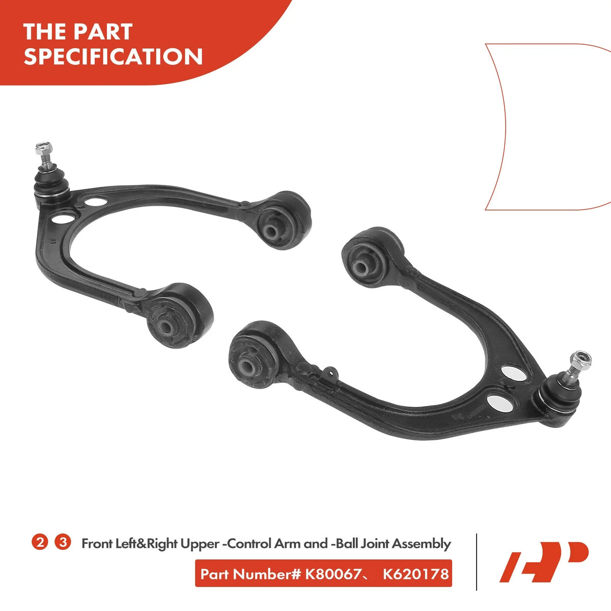 Set of 12 Front Control Arm and Ball Joint Assembly for Chrysler 300 (2005–2023)