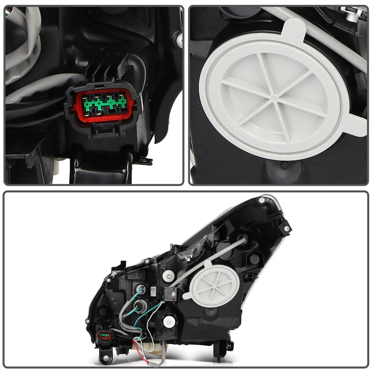 Halogen Projector Headlight for Infiniti G37 G25 Q40 (2010–2013)